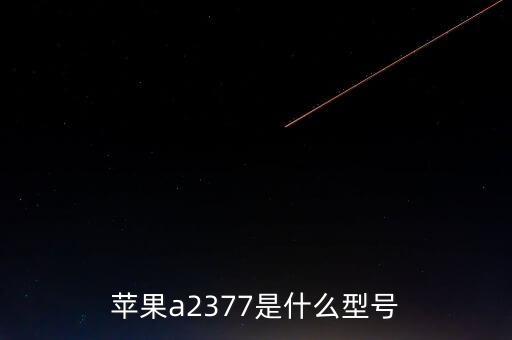 蘋果a2377是什么型號