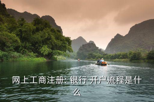 網(wǎng)上工商注冊(cè): 銀行 開(kāi)戶(hù)流程是什么