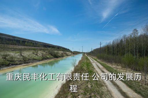 重慶民豐化工有限責(zé)任 公司的發(fā)展歷程