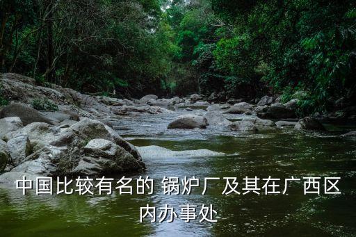 中國比較有名的 鍋爐廠及其在廣西區(qū)內(nèi)辦事處