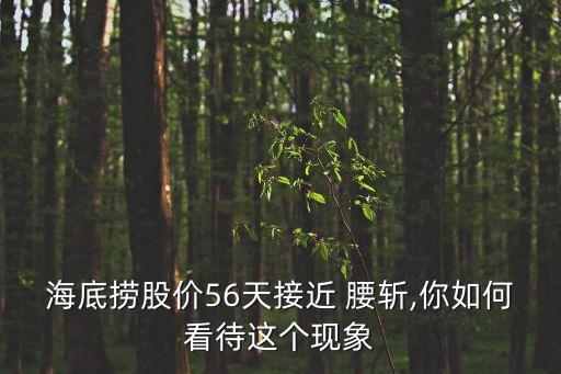 海底撈股價56天接近 腰斬,你如何看待這個現(xiàn)象