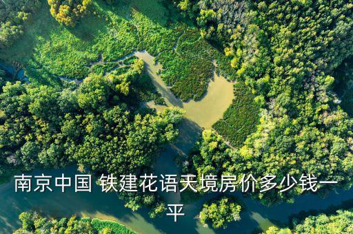 南京中國(guó) 鐵建花語(yǔ)天境房?jī)r(jià)多少錢一平