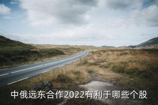 中俄遠(yuǎn)東合作2022有利于哪些個股