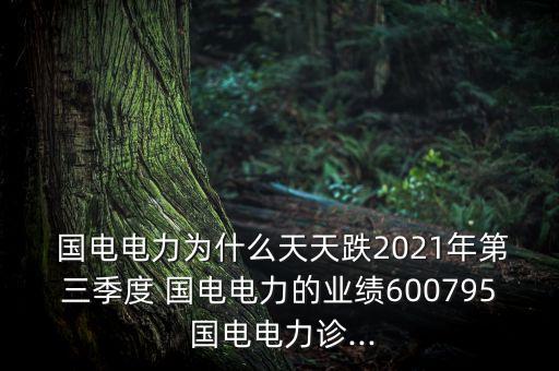  國電電力為什么天天跌2021年第三季度 國電電力的業(yè)績600795 國電電力診...