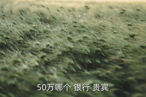 50萬(wàn)哪個(gè) 銀行 貴賓