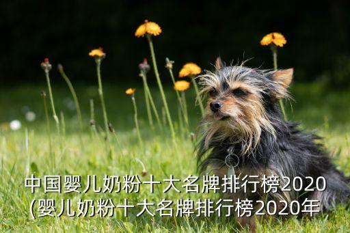 中國嬰兒奶粉十大名牌排行榜2020(嬰兒奶粉十大名牌排行榜2020年