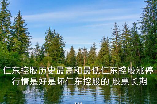 仁東控股歷史最高和最低仁東控股漲停 行情是好是壞仁東控股的 股票長期...