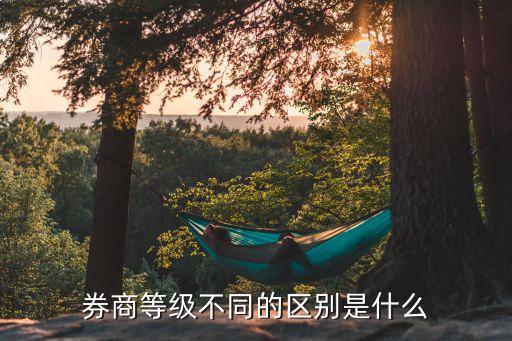 券商等級(jí)不同的區(qū)別是什么