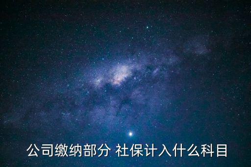 社保公司部分,員工承擔(dān)社保公司部分