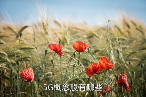 5G概念股有哪些