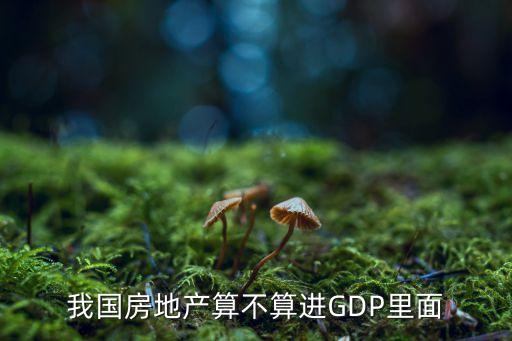 我國房地產(chǎn)算不算進GDP里面