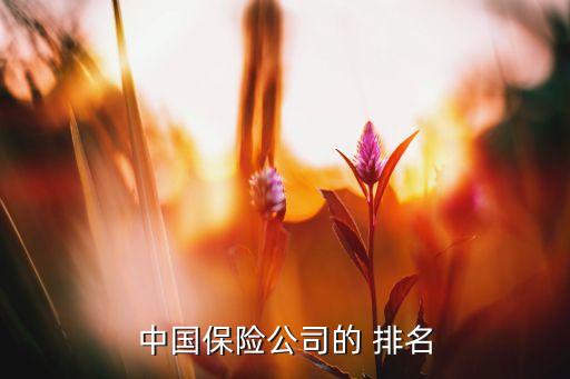 中國保險(xiǎn)業(yè)2014年上半年業(yè)績排名