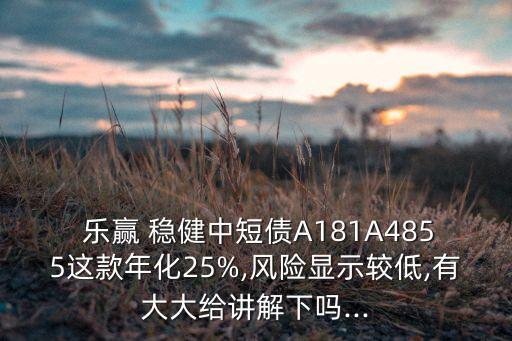 中信銀行樂贏穩(wěn)健