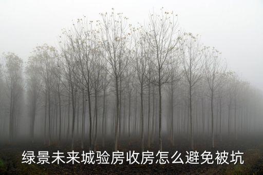  綠景未來城驗(yàn)房收房怎么避免被坑