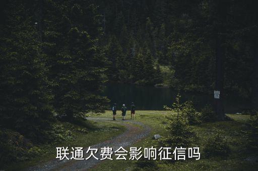 聯(lián)通欠費(fèi)會(huì)影響征信嗎